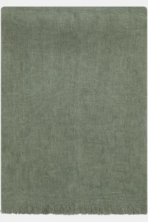 Gutteridge Bufanda de lino puro de color liso