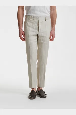 Gutteridge Pantalones de traje de lino puro