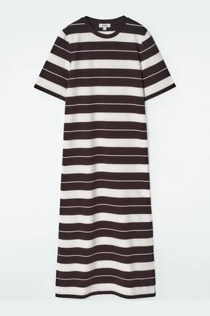H&M CAMISETA MIDI DE ALGODÓN