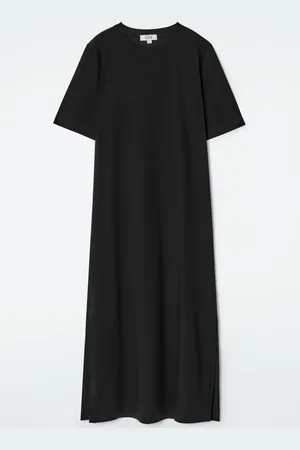 H&M CAMISETA MIDI DE ALGODÓN