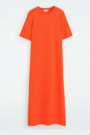 H&M CAMISETA MIDI DE ALGODÓN