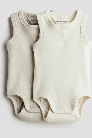 H&M Pack cotton sleeveless bodysuits