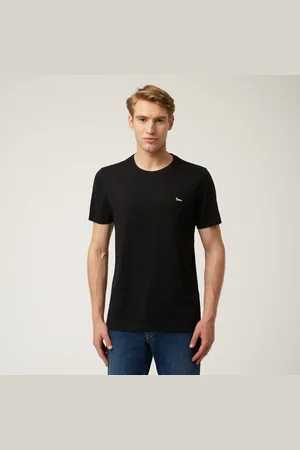 HARMONT&BLAINE Camiseta Essentials de algodón liso, Hombre, , Tamaño: 6XL