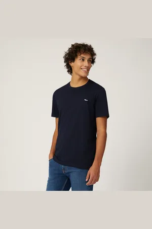 HARMONT&BLAINE Camiseta Essentials de algodón liso, Hombre, , Tamaño: 6XL