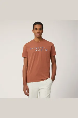 HARMONT&BLAINE Camiseta de algodón con logotipo 3D, , Tamaño: L