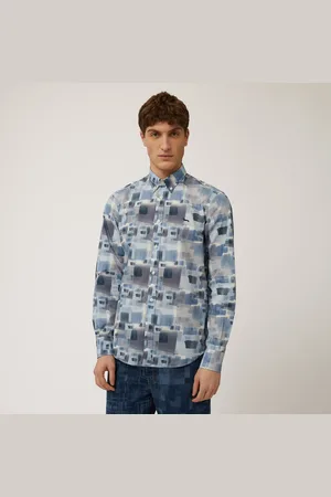 HARMONT&BLAINE Camisa de cuadros acuarela, , Tamaño: L