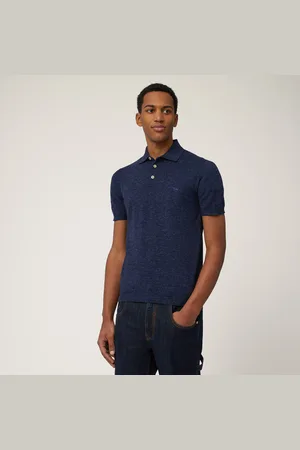 HARMONT&BLAINE Polo de tweed flameado, , Tamaño: L
