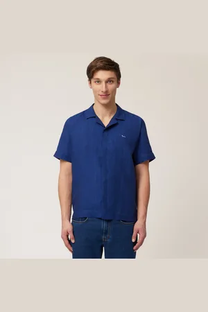 HARMONT&BLAINE Camisa bowling de lino, , Tamaño: XXL