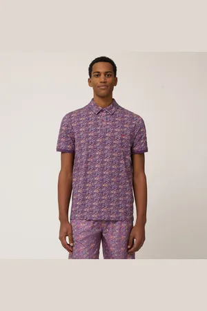 HARMONT&BLAINE Polo de algodón con flores, , Tamaño: L