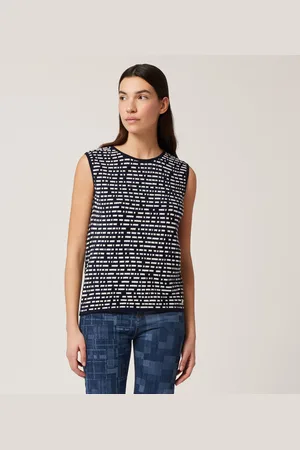 HARMONT&BLAINE Top bicolor en mezcla de algodón, , Tamaño: XS