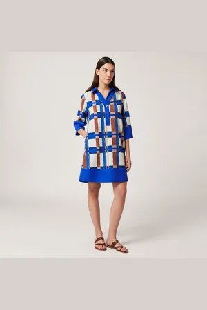 HARMONT&BLAINE Vestido corto a cuadros, , Tamaño: 40