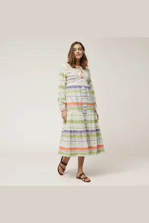 HARMONT&BLAINE Vestido largo con bandas en jacquard, , Tamaño: 40