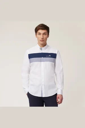 HARMONT&BLAINE Camisa con bandas a contraste, , Tamaño: XXL