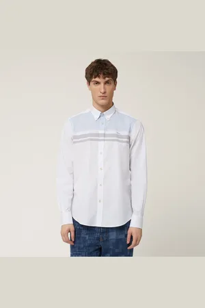 HARMONT&BLAINE Camisa con bandas bicolores, , Tamaño: L