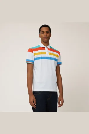 HARMONT&BLAINE Polo de algodón estampado a rayas, , Tamaño: L