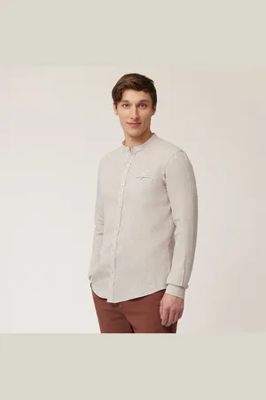 HARMONT&BLAINE Camisa con cuello mao, , Tamaño: XXL
