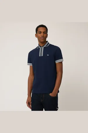 HARMONT&BLAINE Polo de algodón con cremallera, , Tamaño: L
