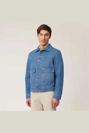 HARMONT&BLAINE Sobrecamisa de denim de algodón, , Tamaño: L