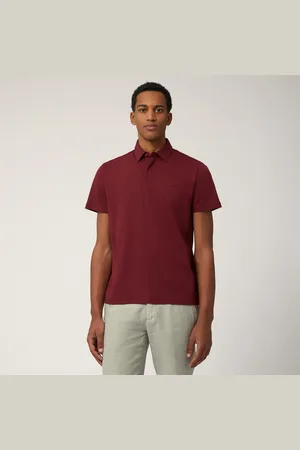 HARMONT&BLAINE Polo de algodón color liso, , Tamaño: L