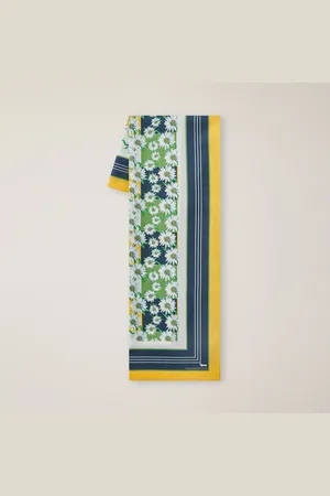 HARMONT&BLAINE Bandana con cuadros y margaritas, , Tamaño: UNI