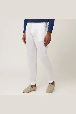 HARMONT&BLAINE Pantalón chino de lino, , Tamaño: 48