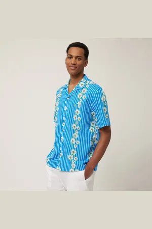 HARMONT&BLAINE Camisa bowling estampada, , Tamaño: L
