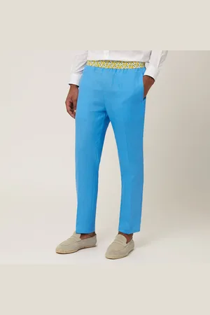 HARMONT&BLAINE Pantalón de lino con margaritas, , Tamaño: 46