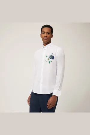HARMONT&BLAINE Camisa de lino colección cápsula Mare, , Tamaño: L
