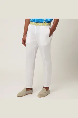 HARMONT&BLAINE Pantalón de lino con margaritas, , Tamaño: 50