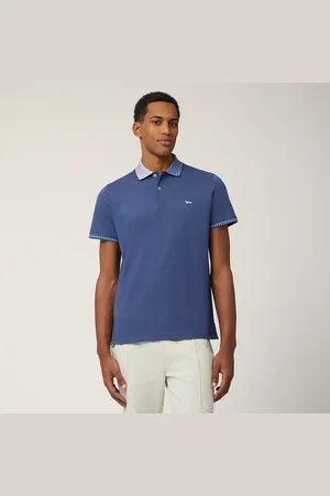 HARMONT&BLAINE Polo de algodón con doble estampado, , Tamaño: L