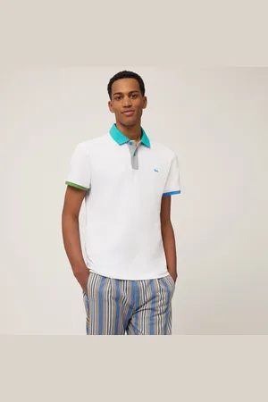 HARMONT&BLAINE Polo con detalles de bloques de color, , Tamaño: XL