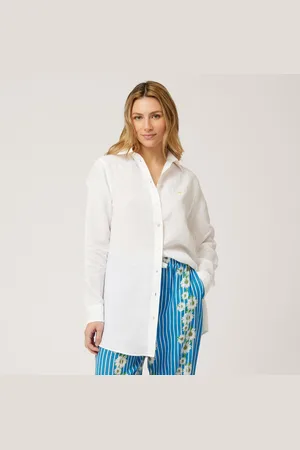 HARMONT&BLAINE Camisa larga de lino, , Tamaño: 40