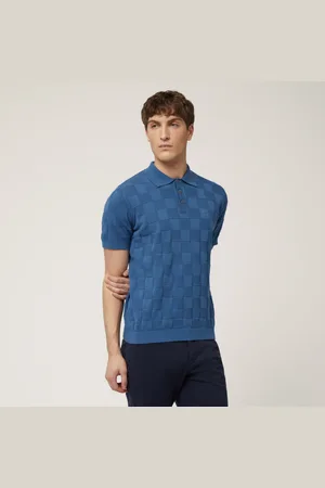 HARMONT&BLAINE Polo de crepé de algodón, , Tamaño: L
