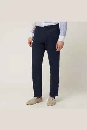 HARMONT&BLAINE Pantalón chino de lino, , Tamaño: 56