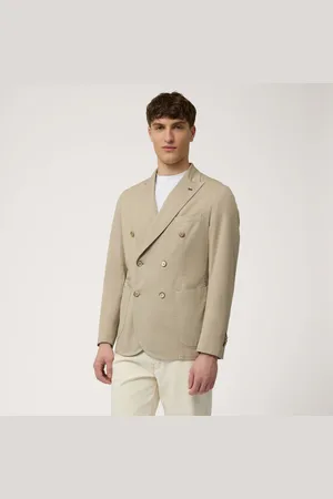 HARMONT&BLAINE Chaqueta de botonadura doble de algodón, , Tamaño: 46