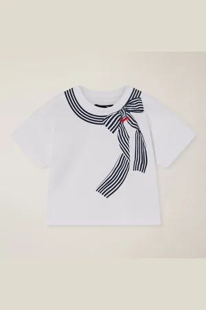HARMONT&BLAINE Camiseta con lazo a rayas, , Tamaño: 2Y