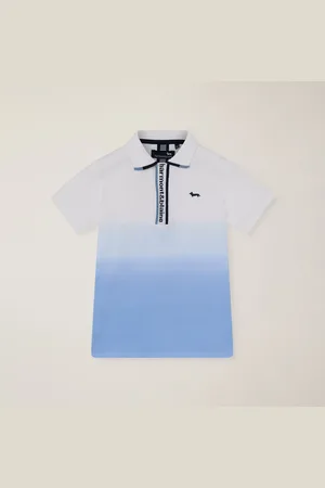 HARMONT&BLAINE Polo con estampado degradado tie-dye, , Tamaño: 2Y
