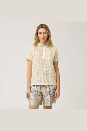 HARMONT&BLAINE Polo con efecto ganchillo, , Tamaño: XS