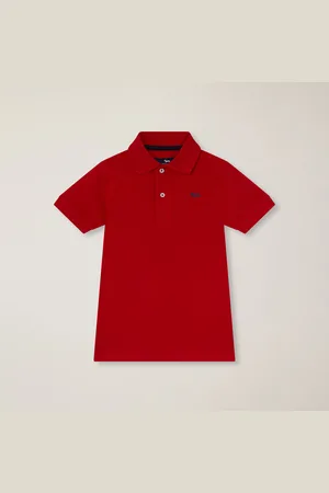 HARMONT&BLAINE Polo de piqué con logotipo bordado, , Tamaño: 2Y