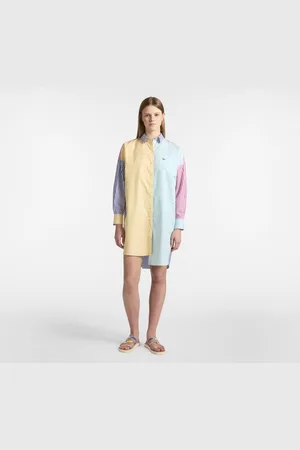 HARMONT&BLAINE Vestido camisero asimétrico a rayas, , Tamaño: 40