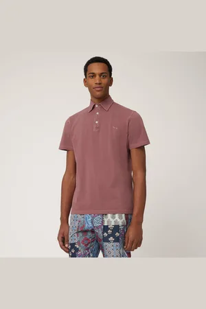 HARMONT&BLAINE Polo de algodón teñido en prenda, , Tamaño: L
