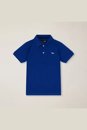 HARMONT&BLAINE Polo de piqué con logotipo bordado, , Tamaño: 14Y