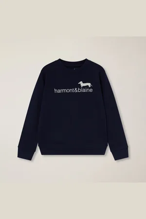 HARMONT&BLAINE Sudadera de felpa francesa con bordado, , Tamaño: 12M