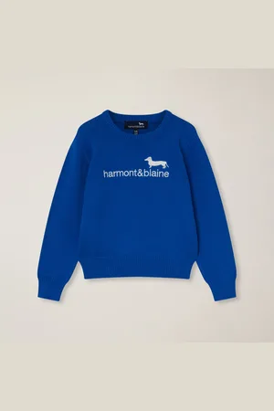HARMONT&BLAINE Jersey de cuello redondo con bordado, , Tamaño: 14Y