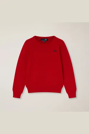 HARMONT&BLAINE Jersey de cuello redondo con logotipo bordado, , Tamaño: 12M