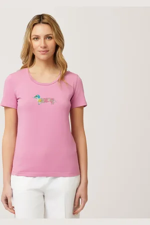 HARMONT&BLAINE Camiseta con teckel decorado, , Tamaño: XS