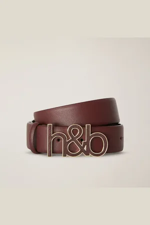 HARMONT&BLAINE Cinturón De Piel Con Monograma, , Tamaño: 46