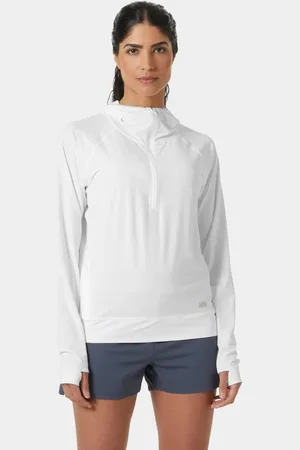Helly Hansen Shine Solen Half-zip Sun Hoodie Mujer M