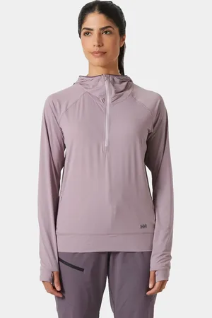Helly Hansen Shine Solen Half-zip Sun Hoodie Mujer L