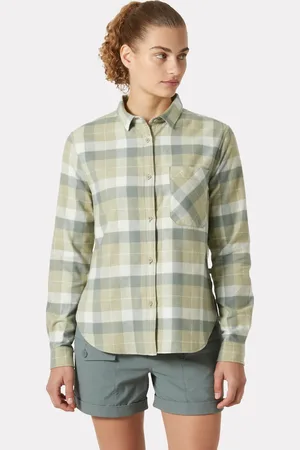 Helly Hansen Lokka Organic Flannel Long Sleeve Shirt Mujer L